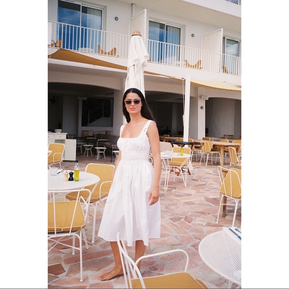 NWT Lara Dress White Cotton - Picture 5 of 10